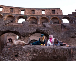 la presentazione al Colosseo
<br> foto di Manuel Cosè Rossi