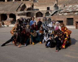 la presentazione al Colosseo
<br> foto di Manuel Cosè Rossi