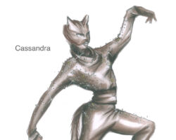 Bozzettei dei costumi Cassandra
<br> Coveri