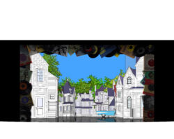 bozzetto scena Milwaukee
<br> Carla Ricotti