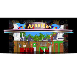 bozzetto scena Arnlold's
<br> Carla Ricotti