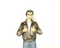 bozzetto costume Fonzie
<br> Carla Ricotti