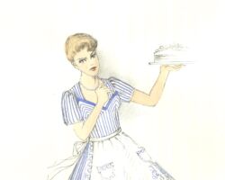 bozzetto costume Marion
<br> Carla Ricotti