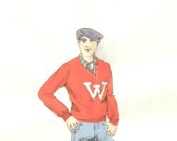 bozzetto costume Ralph
<br> Carla Ricotti